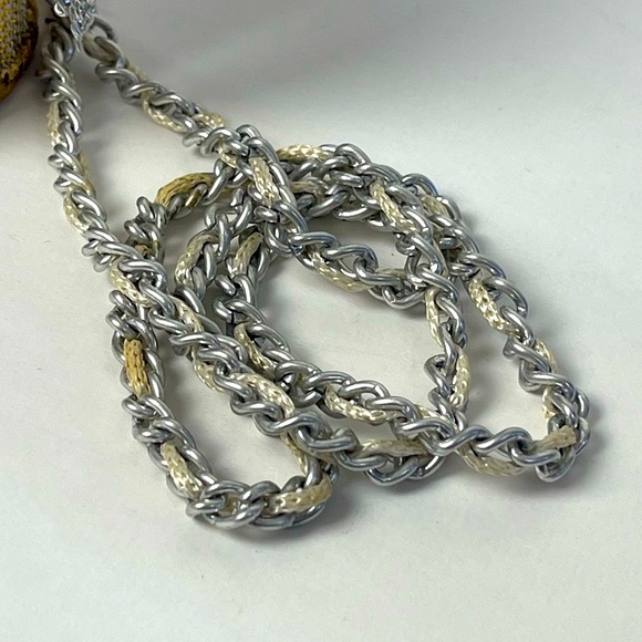 NWOT Rare Mary Frances, Silver and Gold Paper Mache Box Handbag - Picture 12 of 12